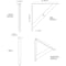 Ekena Millwork Traditional Steel Bracket, Stainless Steel 2"W x 24"D x 24"H BKTM02X24X24TRSS - alternate 9